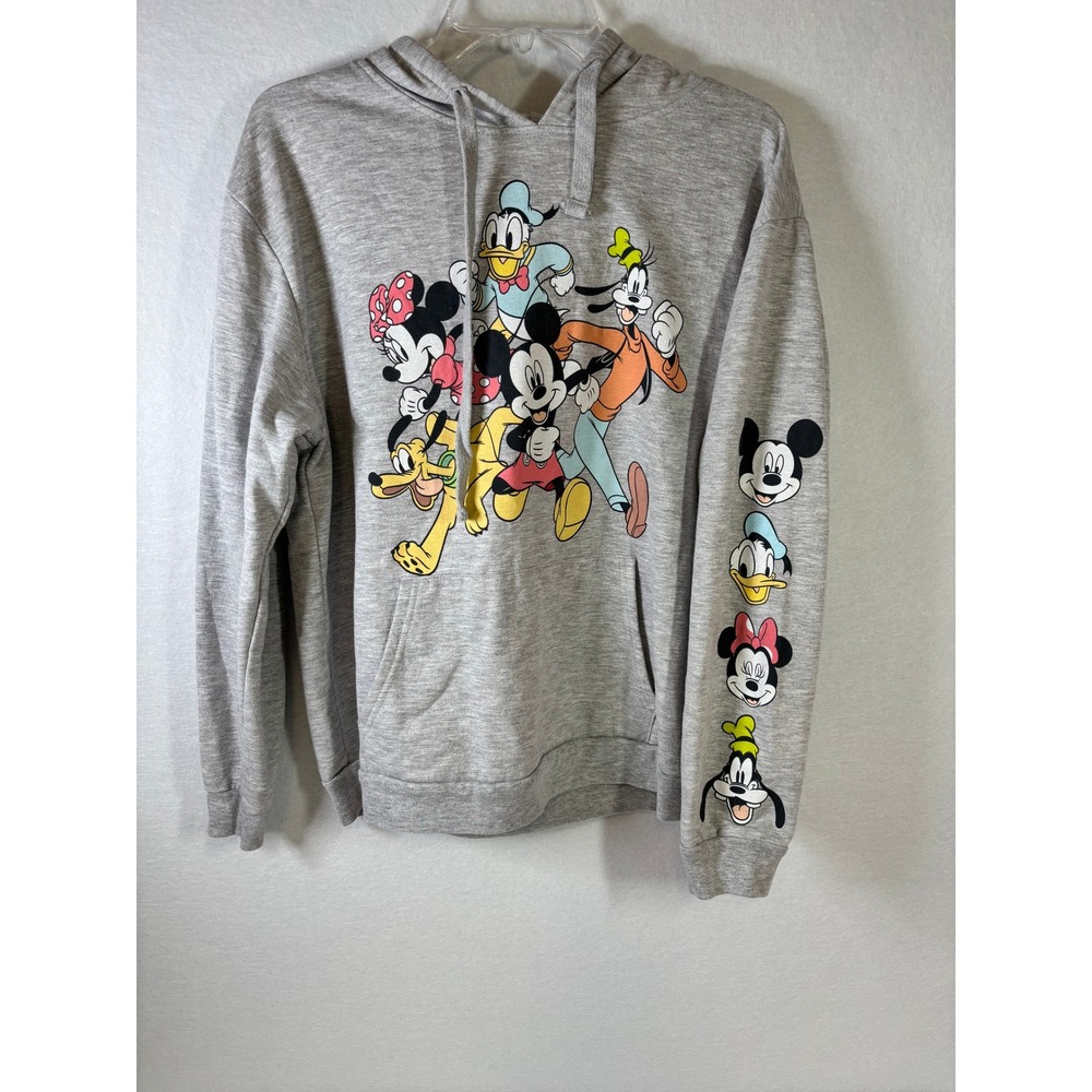 Disney Mickey Mouse and Friends Grey Heather Graphic Hoodie XXL LH12205HO
